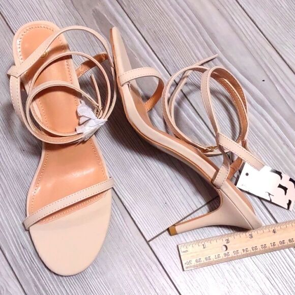 (27-1354) 🔥3/$20🔥   Mysoft Women's Wrap Heeled Sandals Strappy Open Toe … - Picture 7 of 11